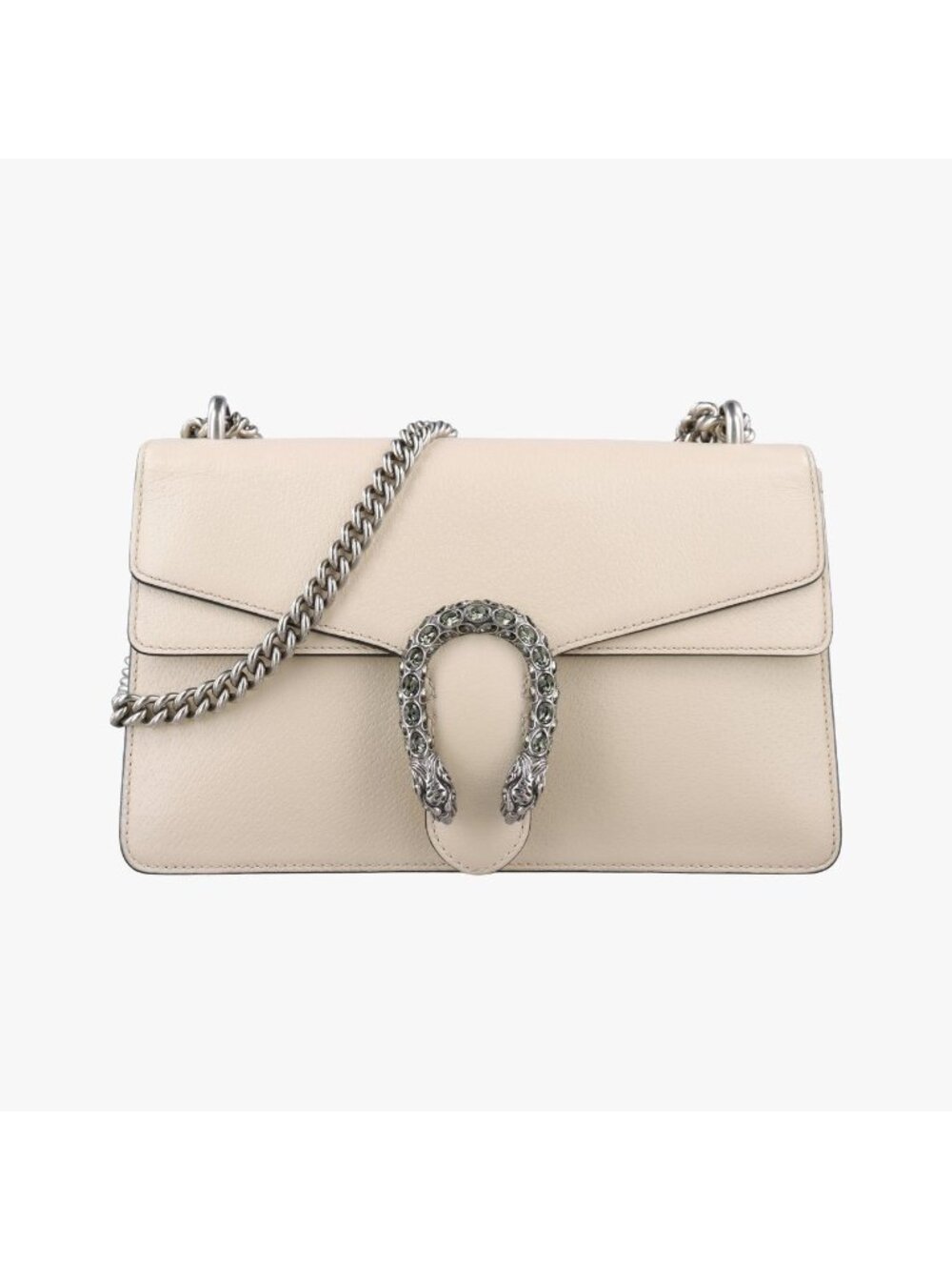 Gucci Dionysus White Leather Shoulder Bag